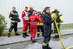 Brand in einer Firma am ehemaligen Eybl-Gelände