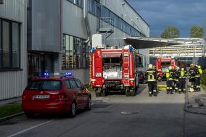 Brand in einer Firma am ehemaligen Eybl-Gelände