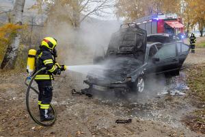 Fahrzeugbrand auf der B33 bei Hundsheim