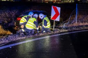 Glatteisunfall auf der S5 bei Krems