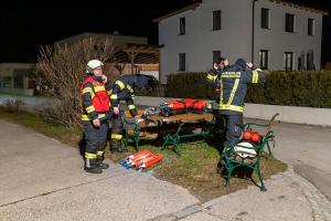 Vollbrand eines Holzschuppen in Rohrendorf