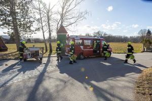 Elektrogerät im Keller in Brand geraten