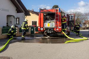 Elektrogerät im Keller in Brand geraten