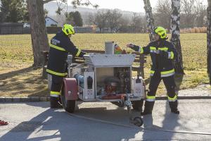 Elektrogerät im Keller in Brand geraten