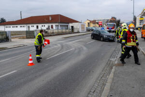 Pkw-Bergung nach Unfall auf der Kremser Wiener Straße