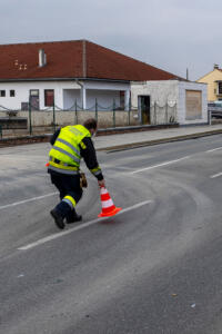 Pkw-Bergung nach Unfall auf der Kremser Wiener Straße