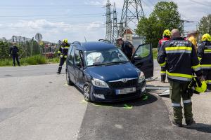 Kreuzungsunfall auf der L7073 in Theiss