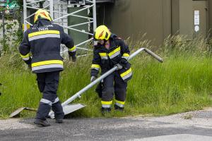 Kreuzungsunfall auf der L7073 in Theiss