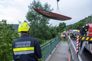 Angeschwemmtes Kanu löst Feuerwehr- und Rettungseinsatz aus