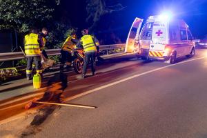 Mopedfahrer nach Sturz auf der Langenloiser Straße verletzt