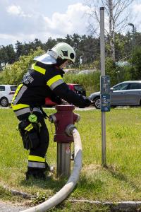 Wohnhausbrand in Schiltern - Fünf Feuerwehren im Einsatz