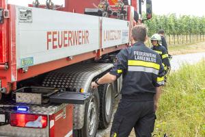 Spaziergänger findet auf der Gobelsburger Haide einen verlassenen Pkw im Graben