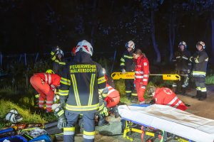Mopedunfall in Walkersdorf - Lenker schwer verletzt
