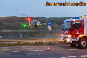 Schwerer Motorradunfall fordert zwei Verletzte