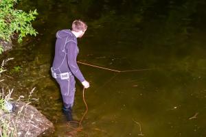 Pkw stürzt in den Stausee Ottenstein - Zwei Personen retten sich aus dem sinkenden Fahrzeug