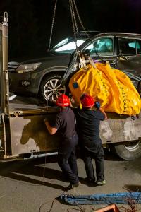 Pkw stürzt in den Stausee Ottenstein - Zwei Personen retten sich aus dem sinkenden Fahrzeug