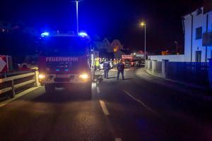 Pkw prallt auf der Kremstalstraße gegen die Leitschiene