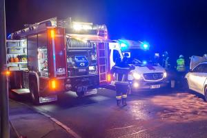 Pkw prallt auf der Kremstalstraße gegen die Leitschiene