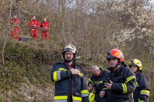 Unterstand für Maschinen und Geräte neben der Ruine Senftenmberg in Vollbrand