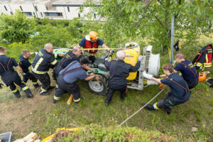 Tödlicher Traktorabsturz in einem Steiner Weingarten