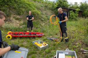 Tödlicher Traktorabsturz in einem Steiner Weingarten