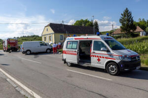 Kreuzungunfall in Gneixendorf - mehrere Verletzte