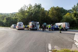 Ein Schwerverletzter bei Unfall auf der L114