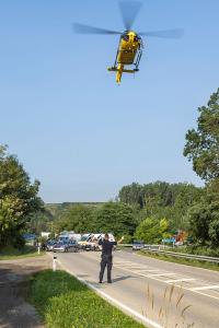 Ein Schwerverletzter bei Unfall auf der L114