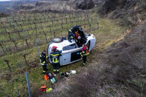 Pkw-Absturz nach Stunden entdeckt - Vermisste Frau gerettet