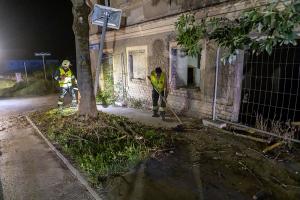 Junger Fahrzeuglenker rast mit seinem BMW durch Gneixendorf und prallt gegen einen Baum