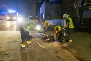 Junger Fahrzeuglenker rast mit seinem BMW durch Gneixendorf und prallt gegen einen Baum