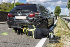 Verkehrsunfall in Unterloiben: Feuerwehr Dürnstein im Einsatz