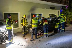 Kollision in der Schießstattgasse – Straße kurz blockiert