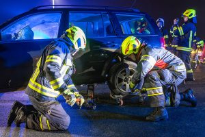 Verkehrsunfall auf der B33 forderte drei Verletzte