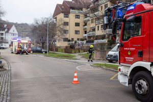 Zeitintensiver Einsatz bei Dehnfugenbrand in Rehberg